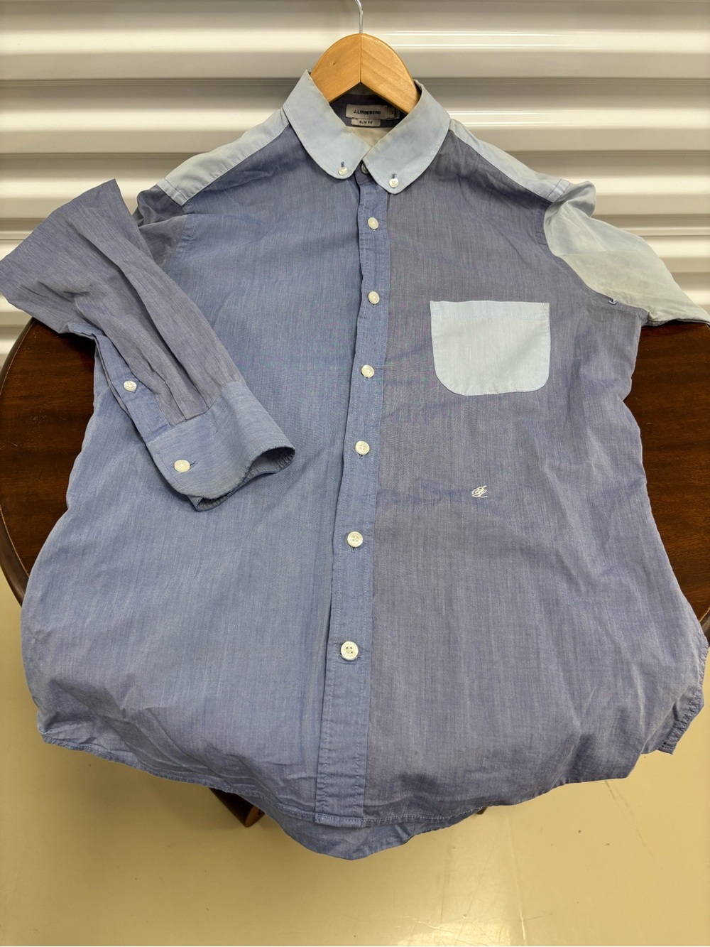 Men's J Lindeberg prototype patchwork Shirt